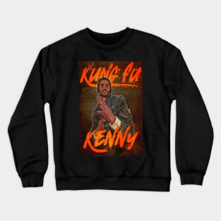 Kung Fu Kenny (with background) Crewneck Sweatshirt